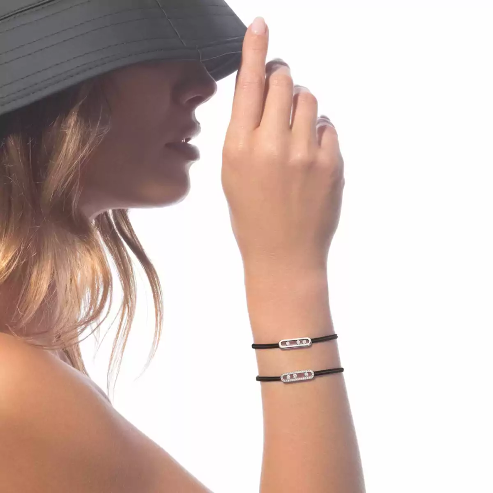 Messika Care(s) Armband Schnur Schwarz