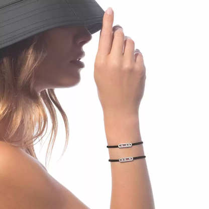 Messika Care(s) Armband Schnur Schwarz