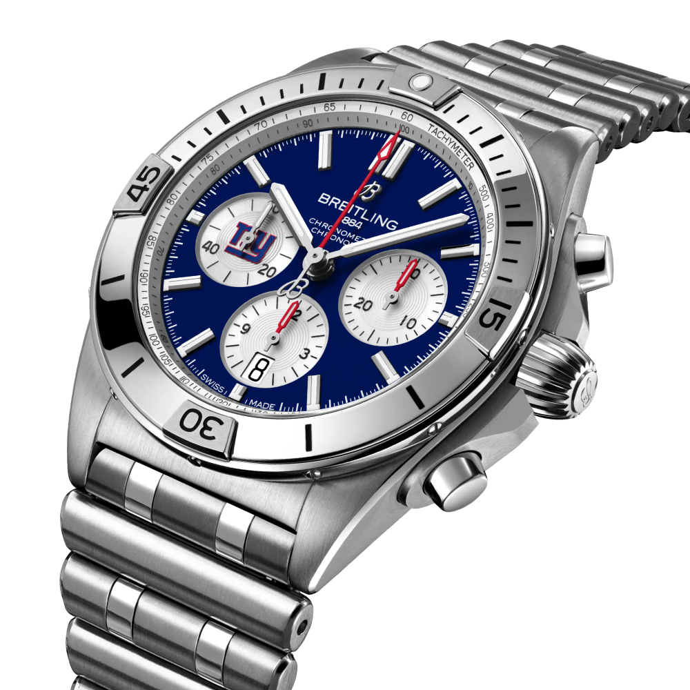 Chronomat B01 42 NFL New York Giants Edition