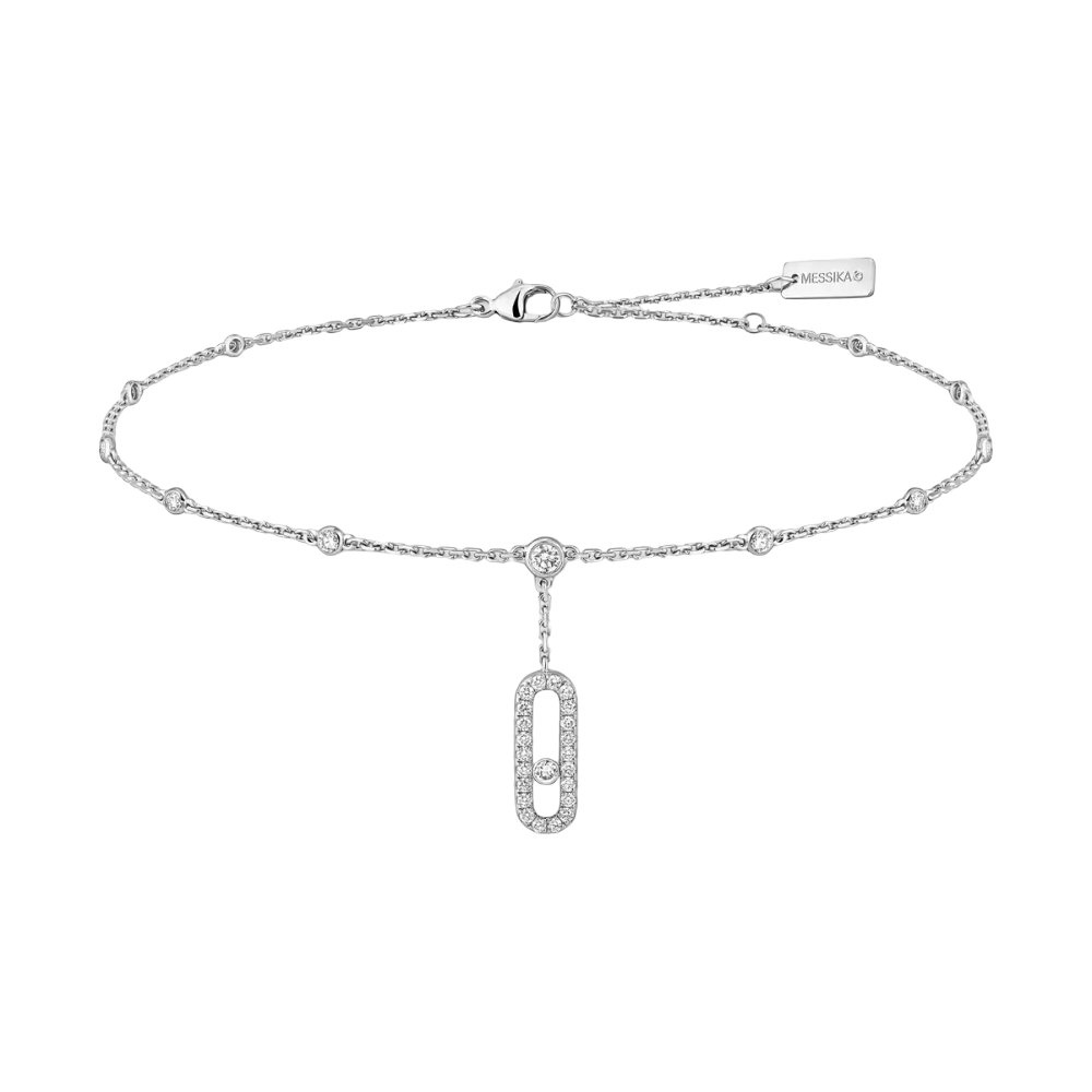 Move Uno pavé ankle bracelet