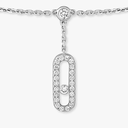 Move Uno pavé ankle bracelet