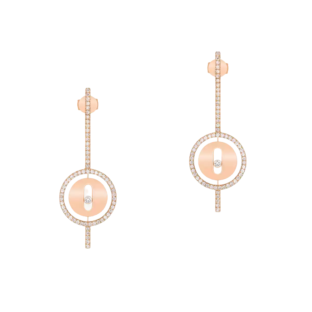 Lucky Move Arrow Ohrhänger Ohrringe Diamant Roségold