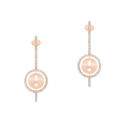 Lucky Move Arrow Ohrhänger Ohrringe Diamant Roségold