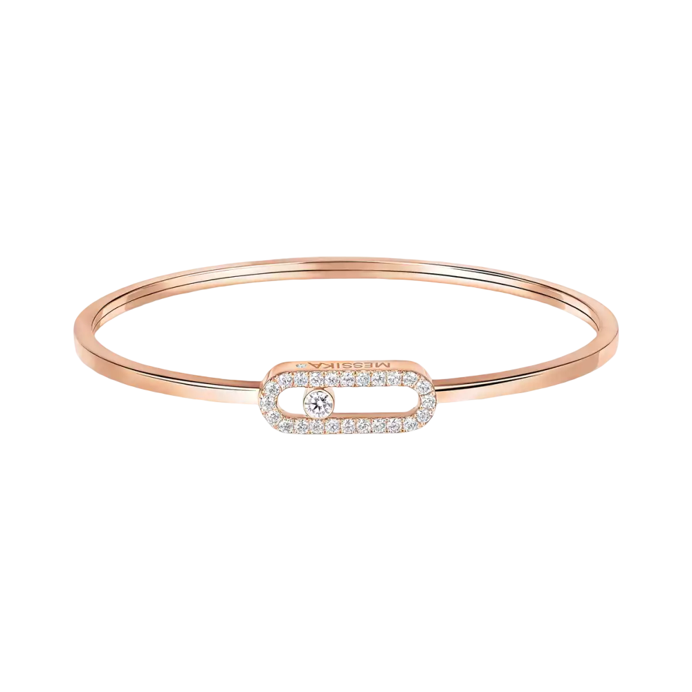 Move Uno Flex Armreif Mit Diamanten ausgefasst MM