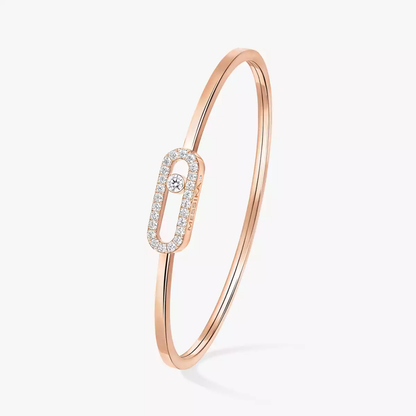 Move Uno Flex Armreif Mit Diamanten ausgefasst MM