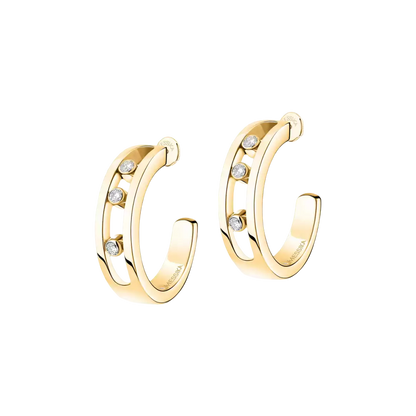 Move hoop earrings