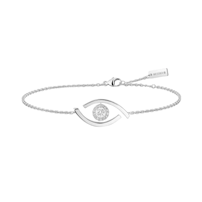 Lucky Eye Armband Armband Diamant Weißgold