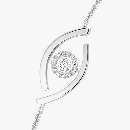 Lucky Eye Armband Armband Diamant Weißgold