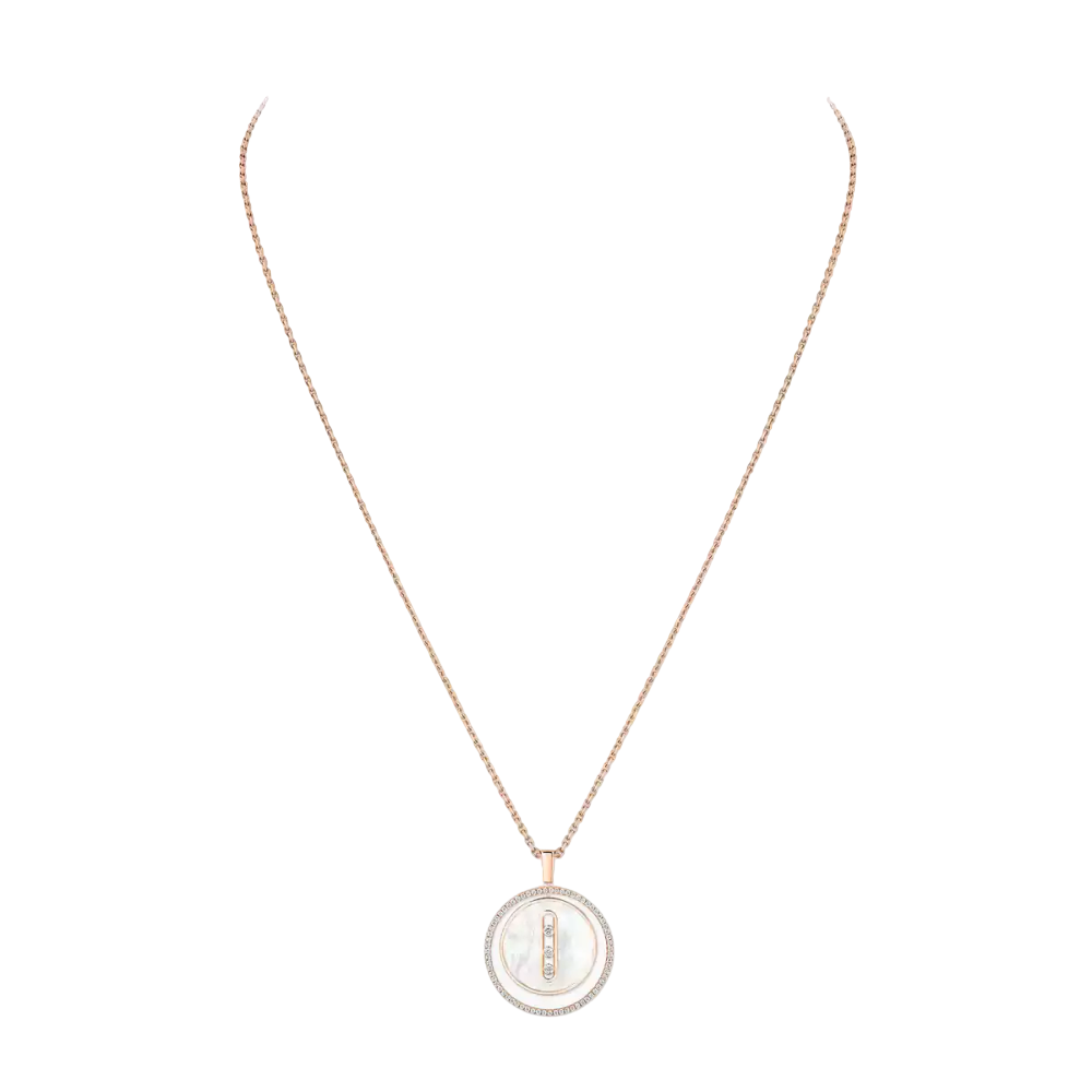 Lucky Move white mother-of-pearl necklace medium