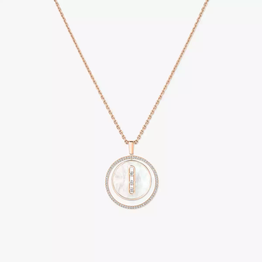 Lucky Move white mother-of-pearl necklace medium
