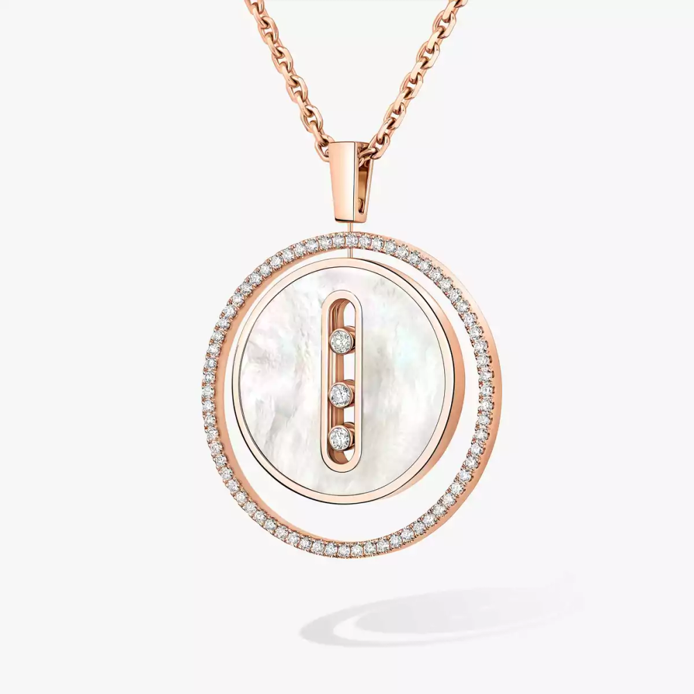 Lucky Move white mother-of-pearl necklace medium