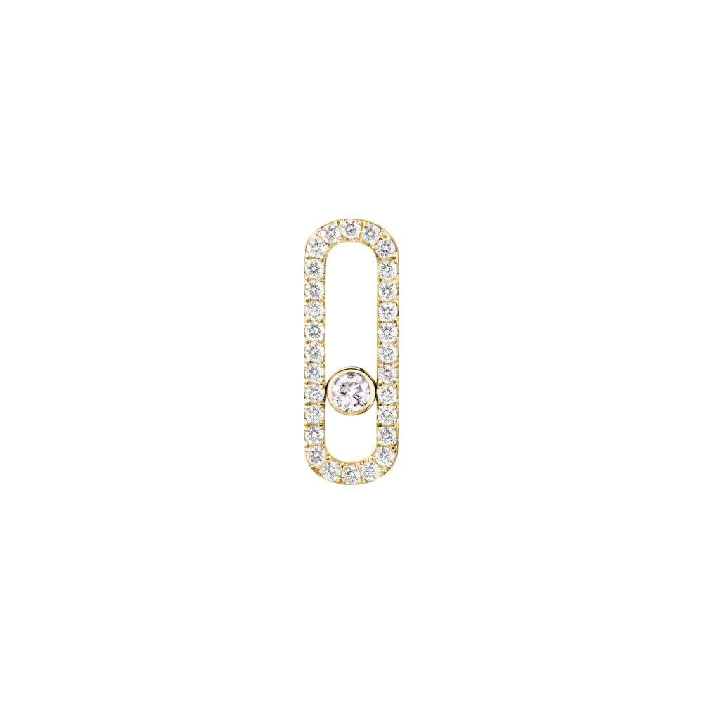 Move Uno single pavé earring, right