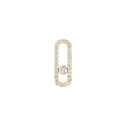 Move Uno single pavé earring, right