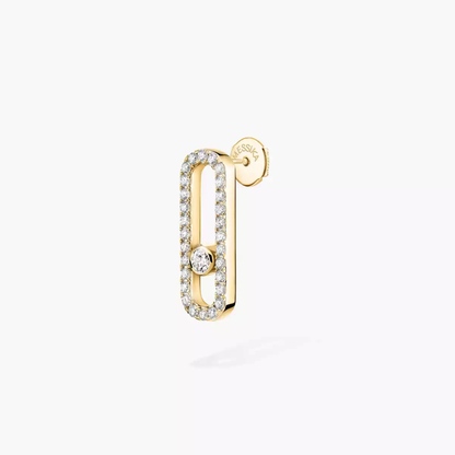 Move Uno single pavé earring, right