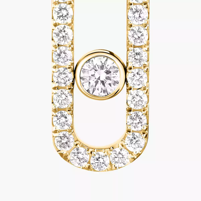 Move Uno single pavé earring, right