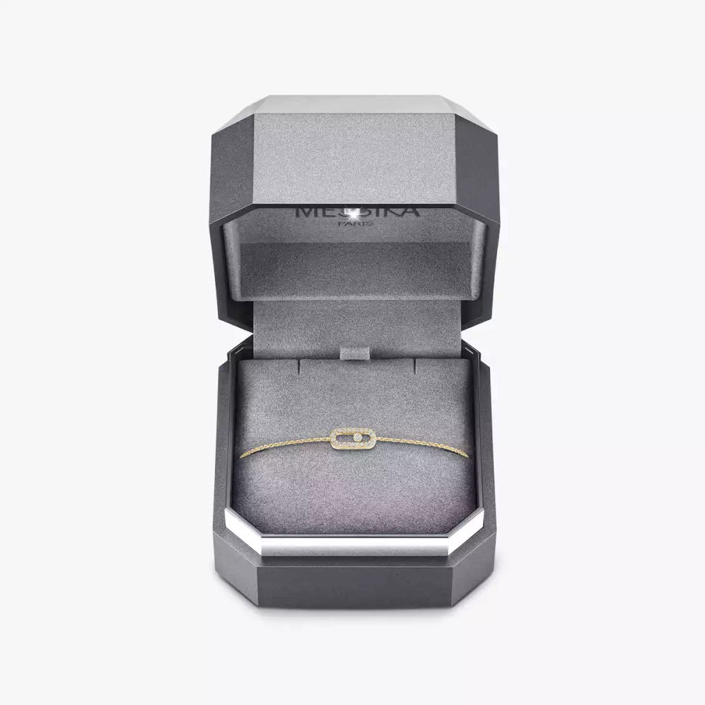 Move Uno Armband mit Diamanten ausgefasst, Mini-Modell