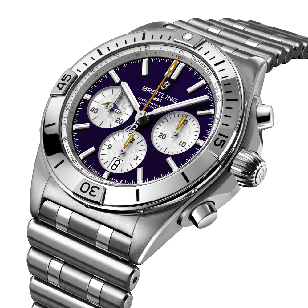 Chronomat B01 42 NFL Baltimore Ravens Edition