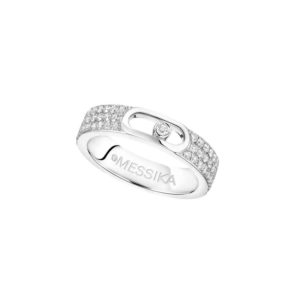 Move Joaillerie pavé wedding ring