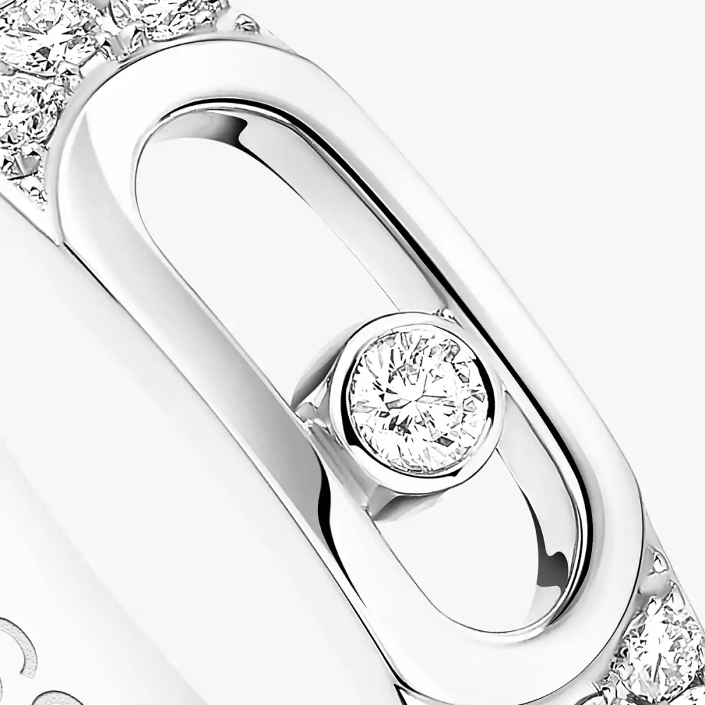 Move Joaillerie pavé wedding ring