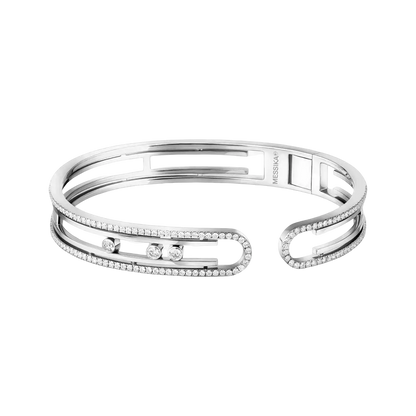 Bangle Move 10th Bracelet Diamant Or Blanc