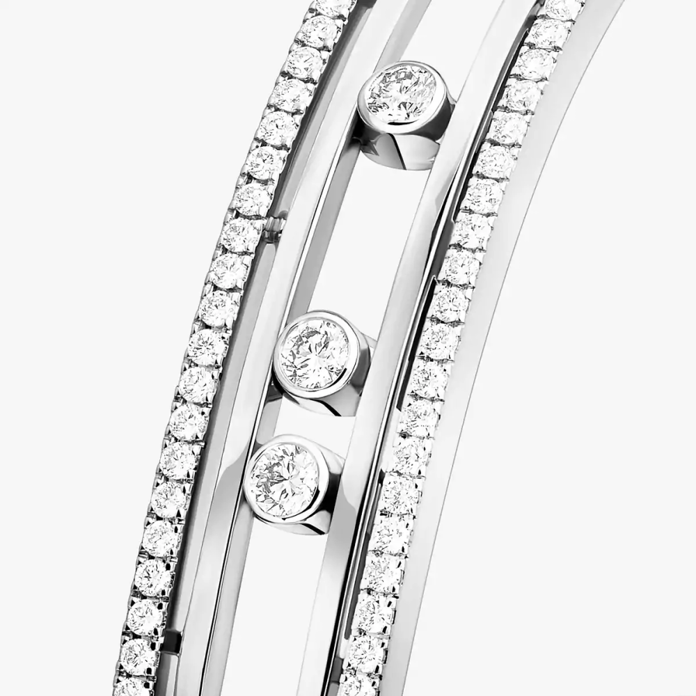 Bangle Move 10th Bracelet Diamant Or Blanc