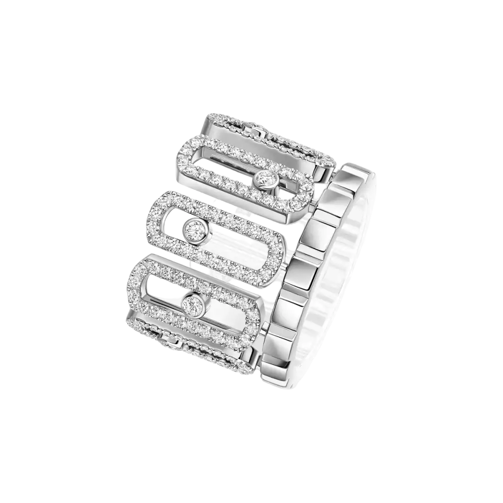 Move Iconica Pavé White Gold Diamond Ring