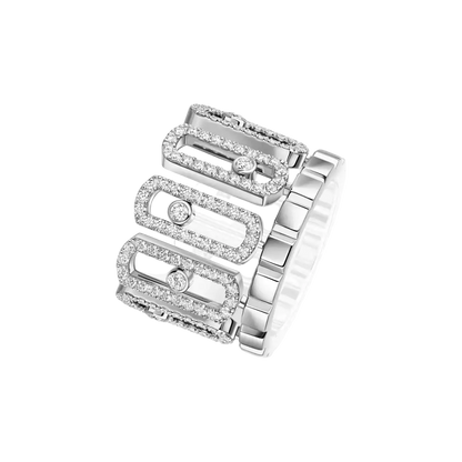 Move Iconica Pavé White Gold Diamond Ring