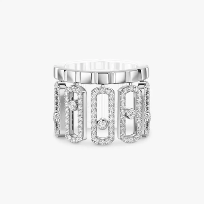 Move Iconica Pavé White Gold Diamond Ring