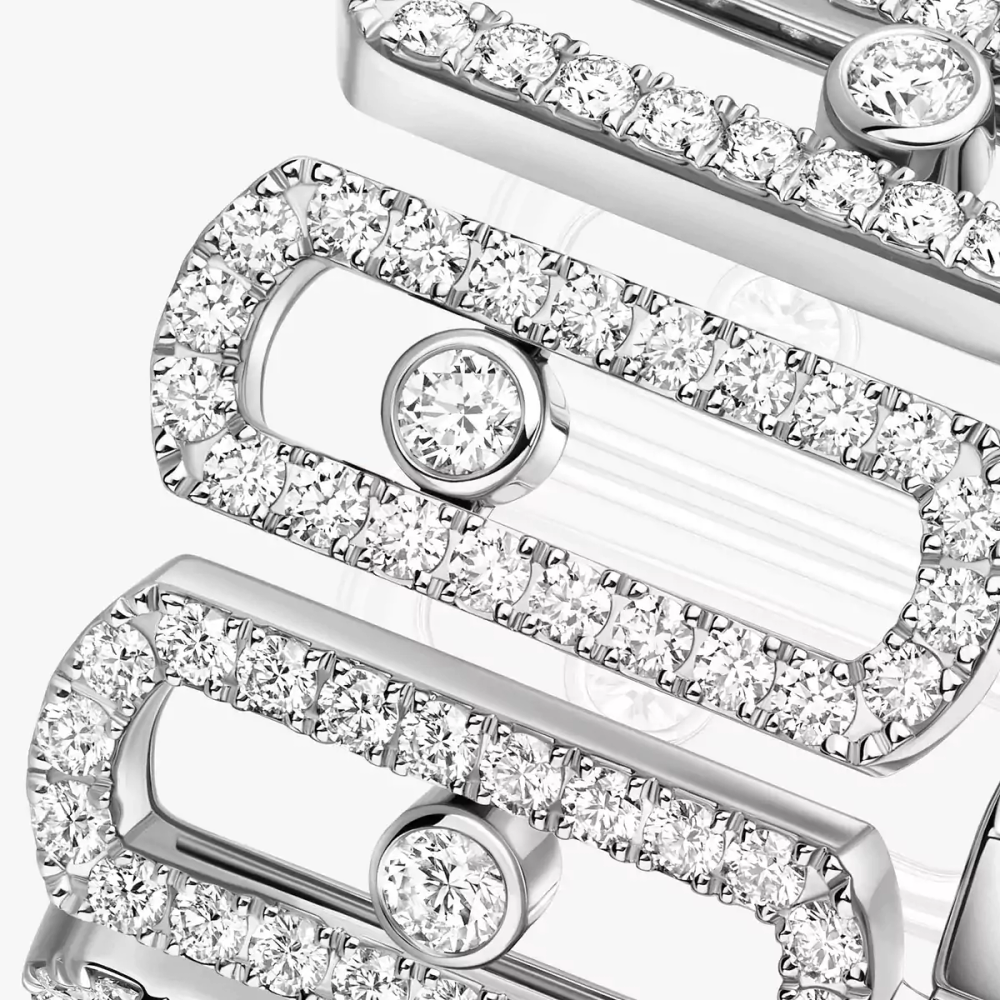Move Iconica Pavé White Gold Diamond Ring