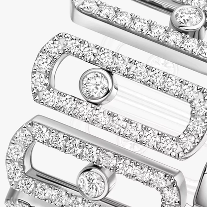 Move Iconica Pavé White Gold Diamond Ring