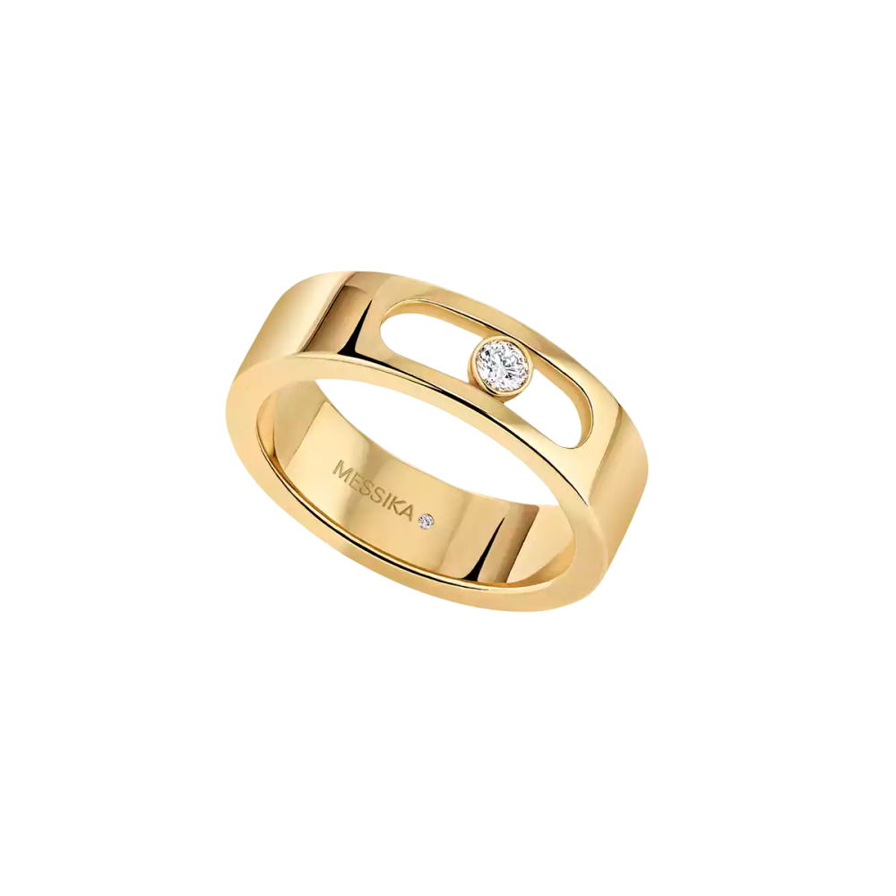 Move Joaillerie Wedding Ring Yellow Gold Diamond Ring