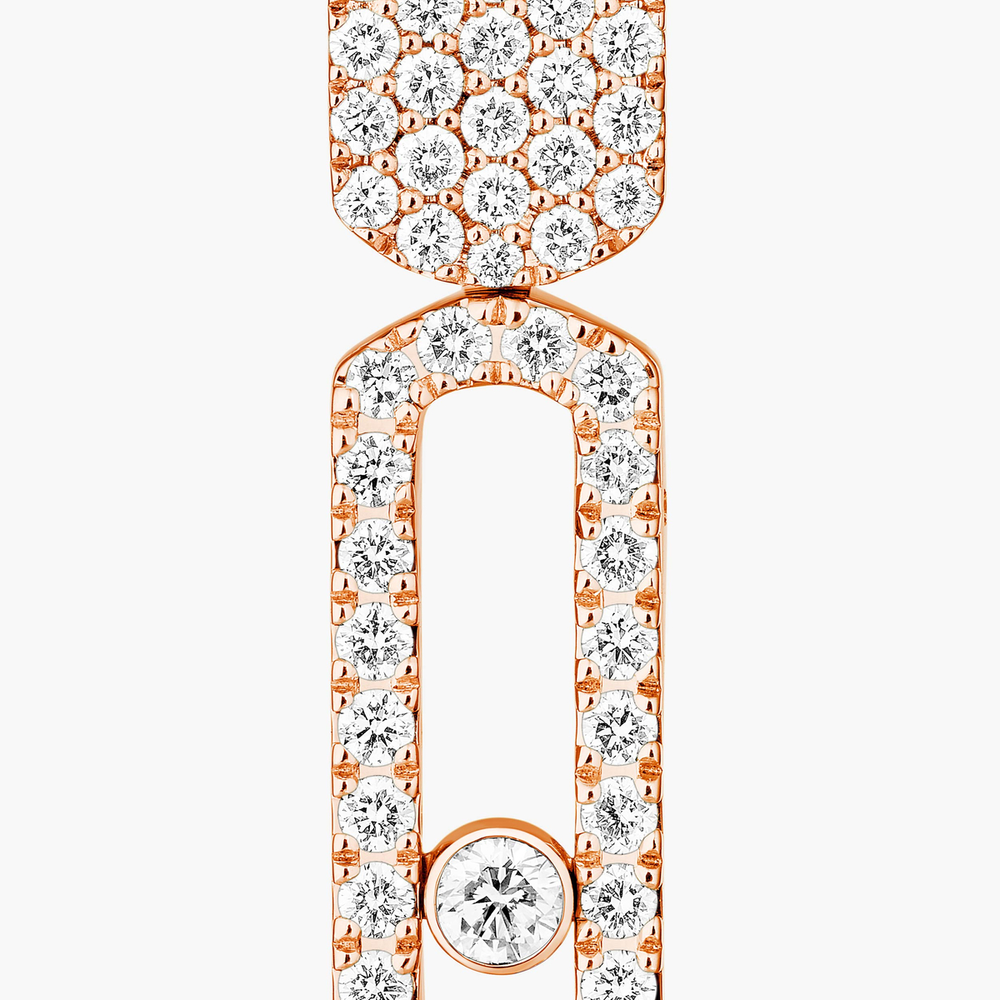 Boucles d'oreilles Imperial Move PM Boucles d'oreilles Diamant Or Rose