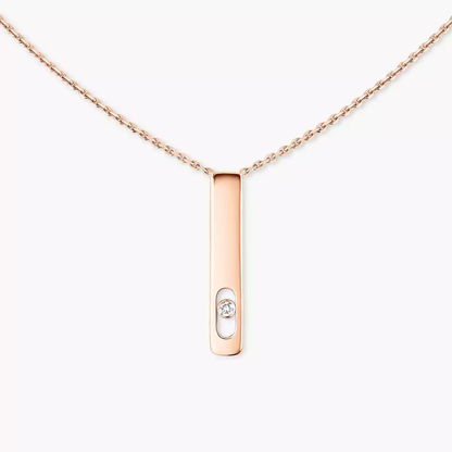 Collier My First Diamond Collier Diamant Or Rose