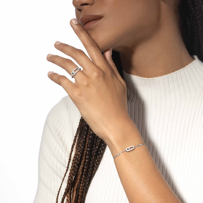 Move Uno Armband Armband Diamant Weißgold