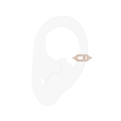 Move Uno pavé clip earring