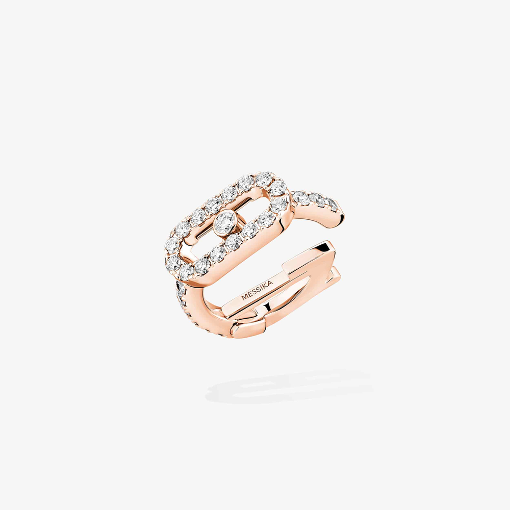 Move Uno pavé clip earring