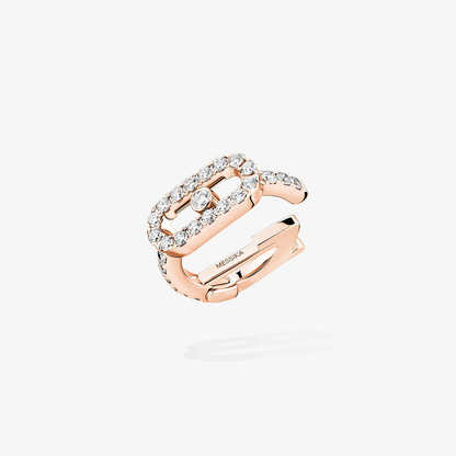 Move Uno pavé clip earring