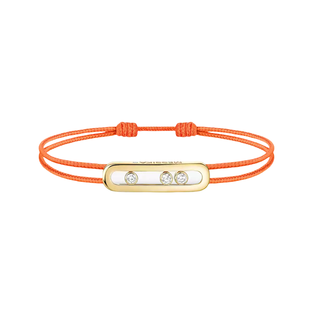 Messika Care(s) Armband Schnur Orange