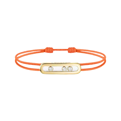 Messika Care(s) Armband Schnur Orange