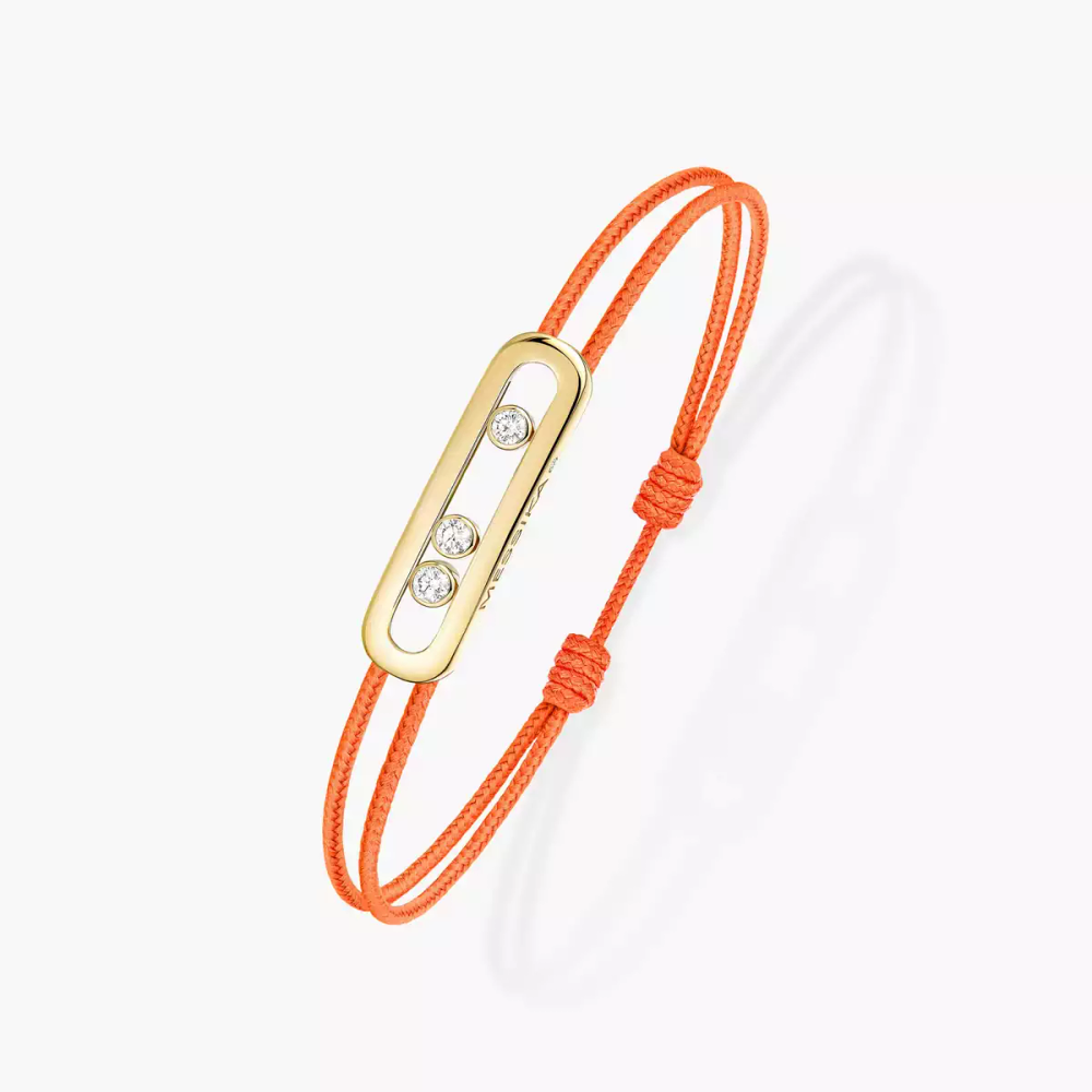 Messika Care(s) Armband Schnur Orange