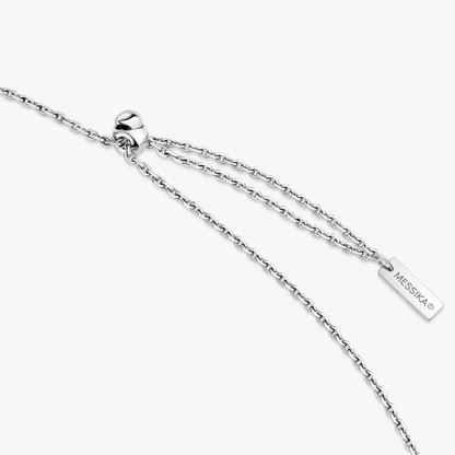 Sautoir Lucky Eye Pavé Collier Diamant Or Blanc