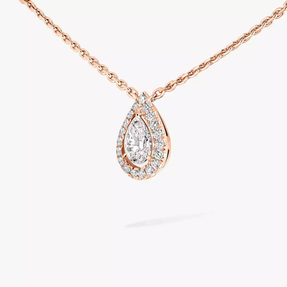 Joy 0.25ct Pink Gold Diamond Necklace