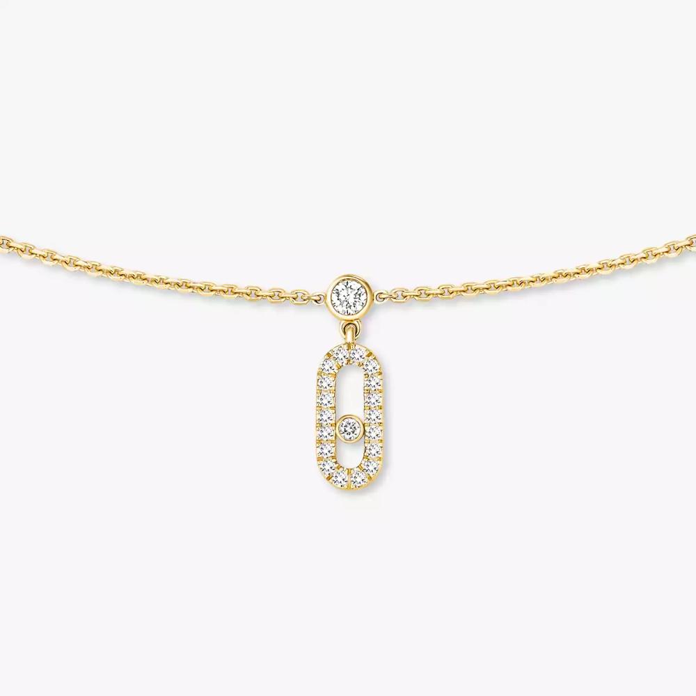 Move Uno pavé drop pendant choker