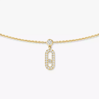 Move Uno pavé drop pendant choker