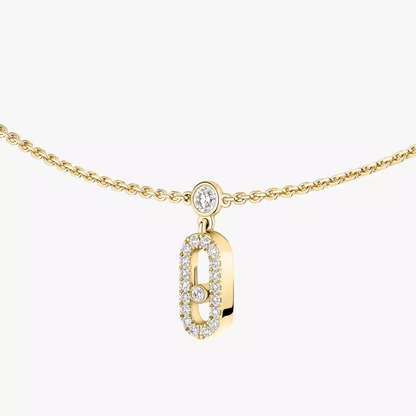 Move Uno pavé drop pendant choker
