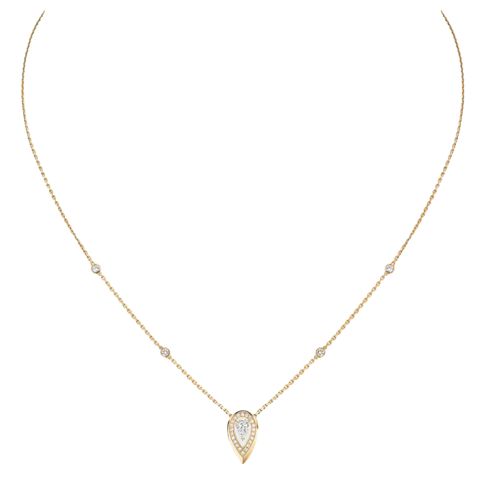 Fiery necklace 0.10ct