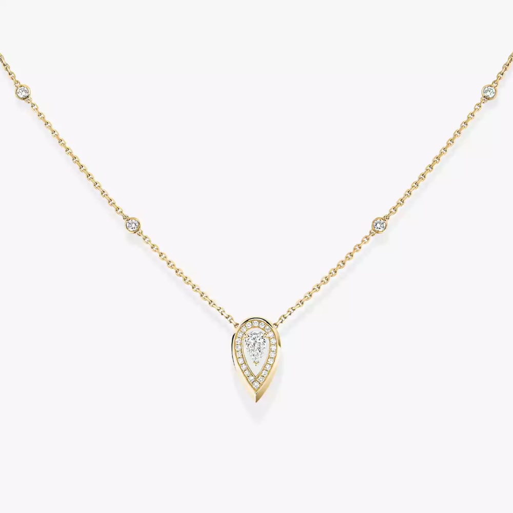 Fiery necklace 0.10ct