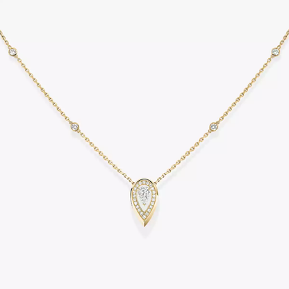 Fiery necklace 0.10ct