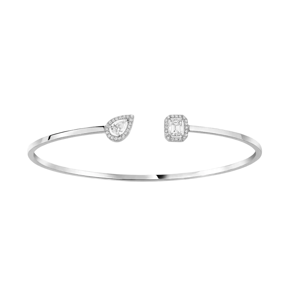 Jonc flex toi & moi My Twin 0,15ct x2