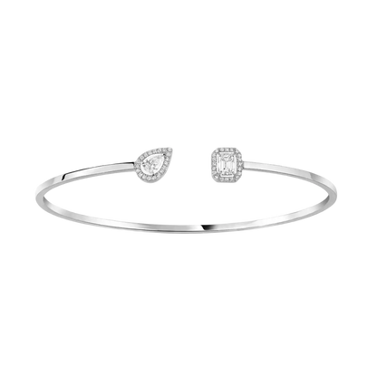 Jonc flex toi & moi My Twin 0,15ct x2